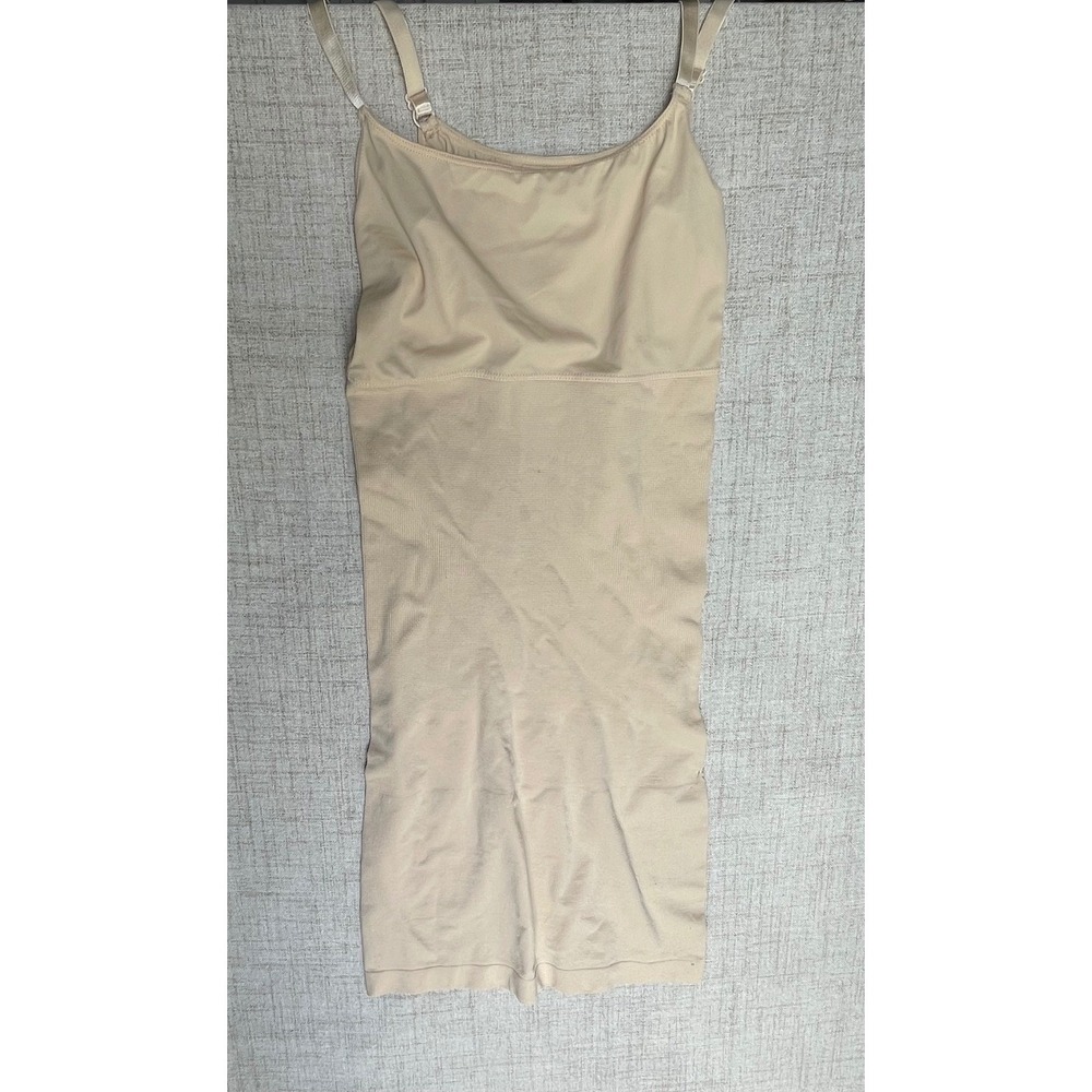 Marilyn Monroe Shapewear Camisole Slip Dress Beige Medium MM-S016-B Seamless